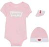 Levi's Kids giftset Classic Batwing met romper roze/wit online kopen