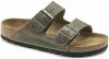 Birkenstock Arizona zachte voetbeddolten sandalen , Groen, Heren online kopen