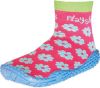 Playshoes Aqua sokken bloemen roze online kopen