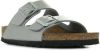 Birkenstock Slippers Arizona narrow Birko Flor Zilverkleurig online kopen