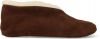 Bernardino Spaanse Sloffen 100% Wol Donker Bruin 44 online kopen