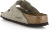 Birkenstock Arizona zachte voetbedden Suede lederen sandalen , Beige, Dames online kopen