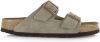 Birkenstock Arizona zachte voetbedden Suede lederen sandalen , Beige, Dames online kopen