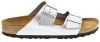 Birkenstock Slippers Arizona narrow Birko Flor Zilverkleurig online kopen