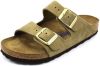Birkenstock Arizona zachte voetbeddolten sandalen , Groen, Heren online kopen
