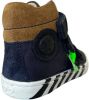 Shoesme UR21W043 B hoge leren sneakers donkerblauw/kaki online kopen