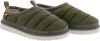 Ugg Tasman Puft pantoffel voor Heren in Green,, Suede online kopen