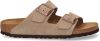 Birkenstock Arizona zachte voetbedden Suede lederen sandalen , Beige, Dames online kopen