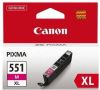 Canon inktcartridge CLI 551M XL, 680 pagina&apos, s, OEM 6445B001, magenta online kopen